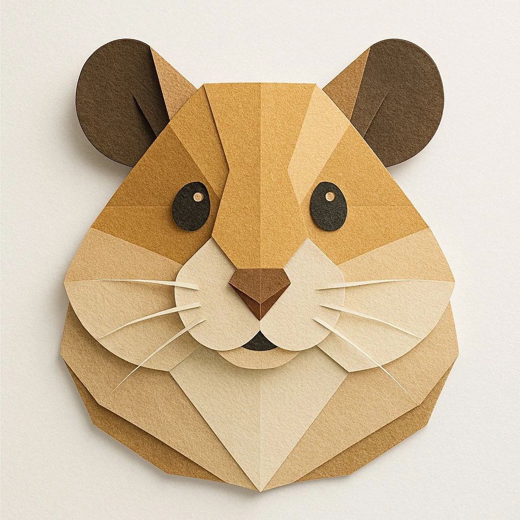 Geometric Portrait of Head