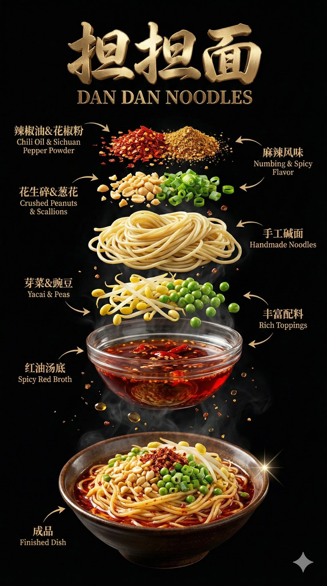 Dandan Noodles Premium Poster