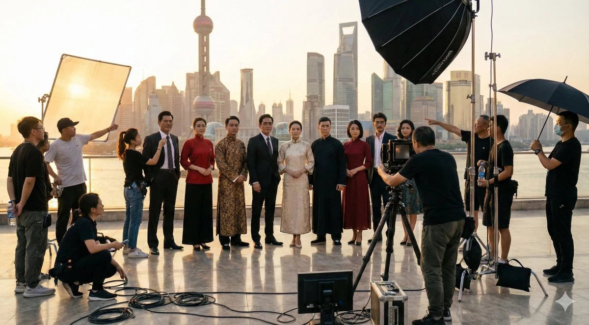 Behind-the-scenes tidbits of star group photos